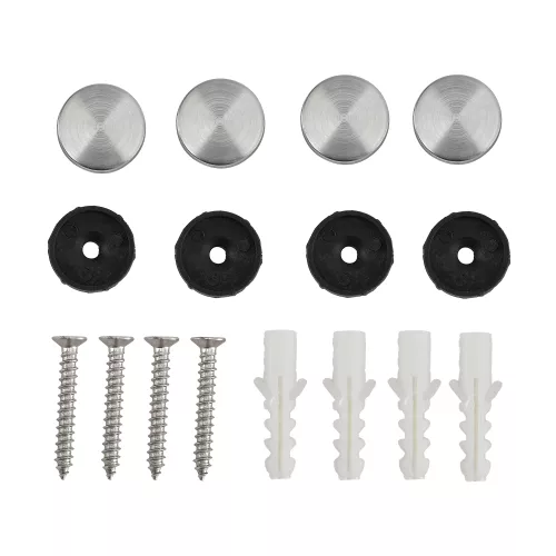 In And OutdoorMatch In And OutdoorMatch Kitchen splash wall Jorik - Glass - White - 70x50 cm - Minimalistic Design (68803)