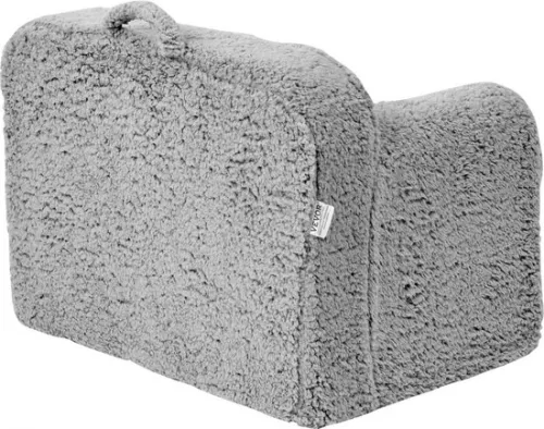 merkloos children's sofa children's sofa 460 x 635 x 520 mm children's sofa children's room soft sofa, play sofa cozy corner for 1 child, children's armchair children's furniture children's chair gray sleeping chairs 20 kg 25D sponge (6097709217291)