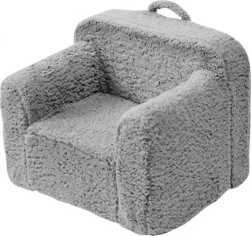 merkloos children's sofa children's sofa 460 x 635 x 520 mm children's sofa children's room soft sofa, play sofa cozy corner for 1 child, children's armchair children's furniture children's chair gray sleeping chairs 20 kg 25D sponge (6097709217291)