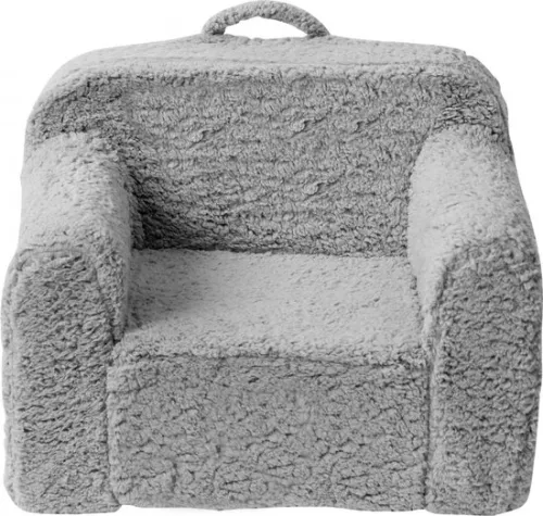 merkloos children's sofa children's sofa 460 x 635 x 520 mm children's sofa children's room soft sofa, play sofa cozy corner for 1 child, children's armchair children's furniture children's chair gray sleeping chairs 20 kg 25D sponge (6097709217291)