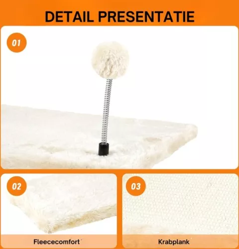 merkloos Cat Climbing Wall - Cat Climbing Wall - Cat Climbing Wall - Cat Wall Furniture - Gray (8721082214704)